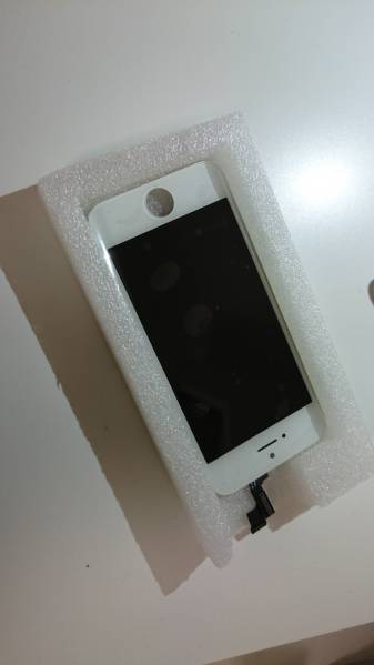 ★iphone5S新品 純正液晶リペア用フロントパネル白★検品済み