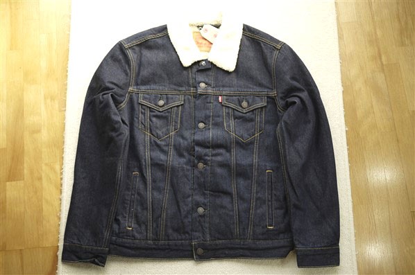 新品リーバイス 70598-0027 XL 3rdジージャン 濃紺リンス 裏ボア 