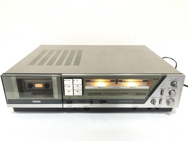 希少名機 DENON デノン DR-F6 カセットデッキ 通電OK ジャンク ご覧