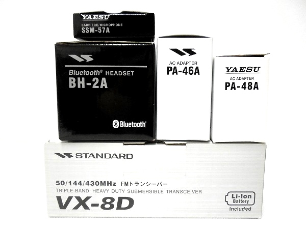 YAESU FMトランシーバー VX-8D Bluetooth ヘッドセット T1732920