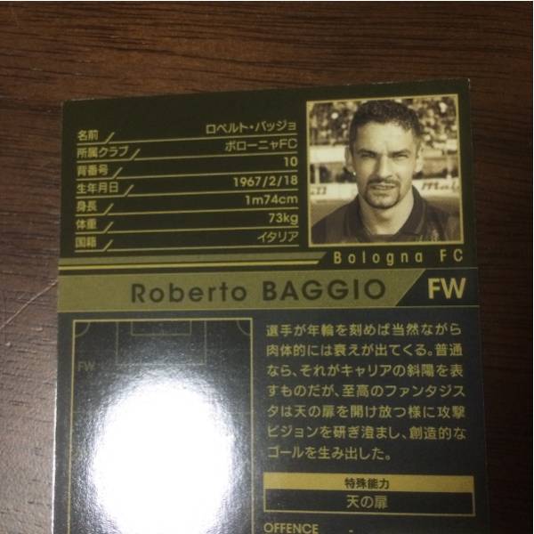 WCCF 15-16 HOLE バッジョ ボローニャ 新品未使用 即決 翌日発送 WCCF 15-16 HOLE バッジョ ボローニャ 新品未使用 即決 翌日発送