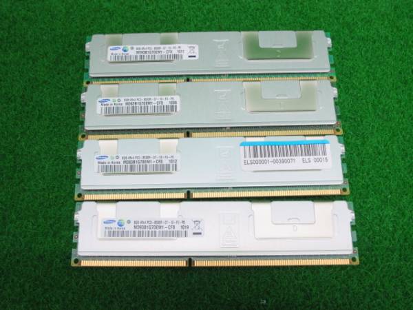 ▽2287 SAMSUNG サーバー用メモリ (8GB 4Rx4 PC3-8500R)4本 32GB