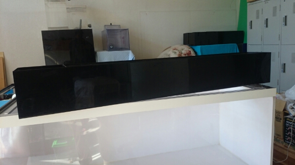 上部式フィルター 1500×200×200