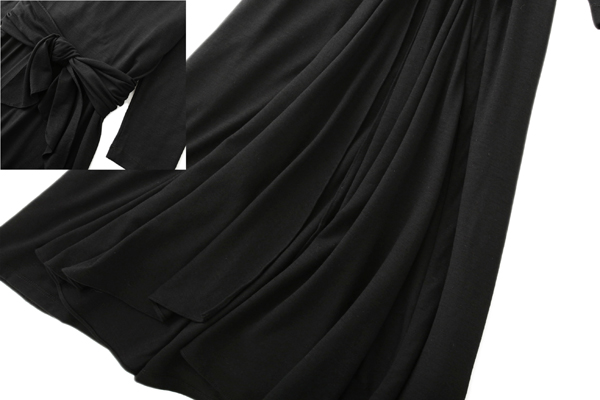 美品★マイケルコース★洗練！デザインワンピース黒R904