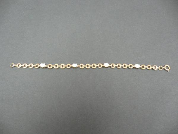 ☆750 刻印有 ブレスレット 中古品☆ 【公式通販】