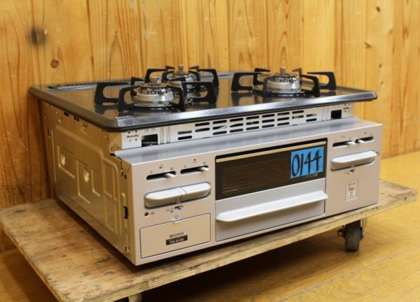 0144引取可 未使用 ハーマンビルトインコンロ DG32N1SR LPガス用