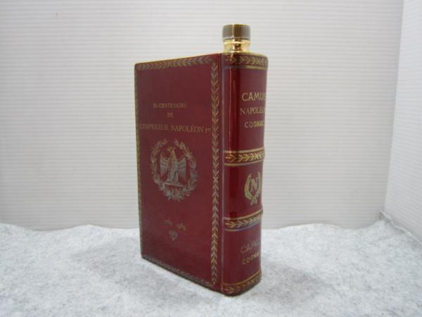 【未開栓】コニャックCAMUS ブック陶器 古酒◇CAMUS/カミュ ブック 赤 未開栓 替栓付 コニャック 陶器 【公式