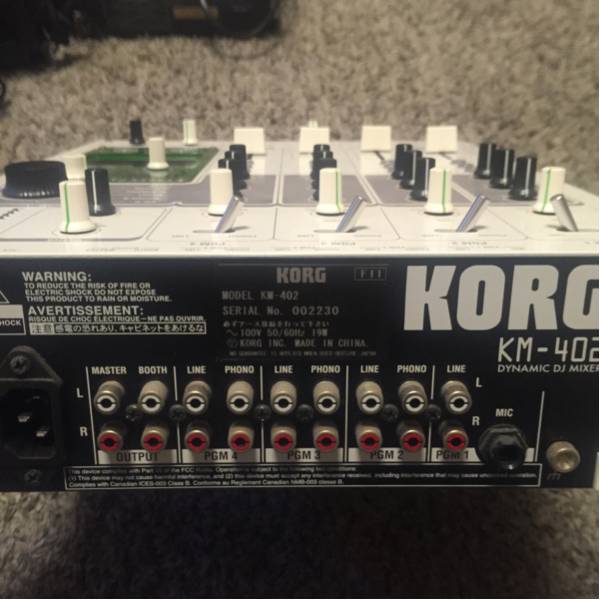KM-402 KORG Mixer DJ DJミキサー Pad Kaoss Box Open KAOSS Korg EQ 4