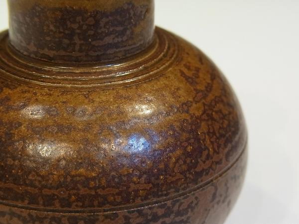 笹田有祥【唐物大名物写 茶入 利休丸壺】共箱仕覆