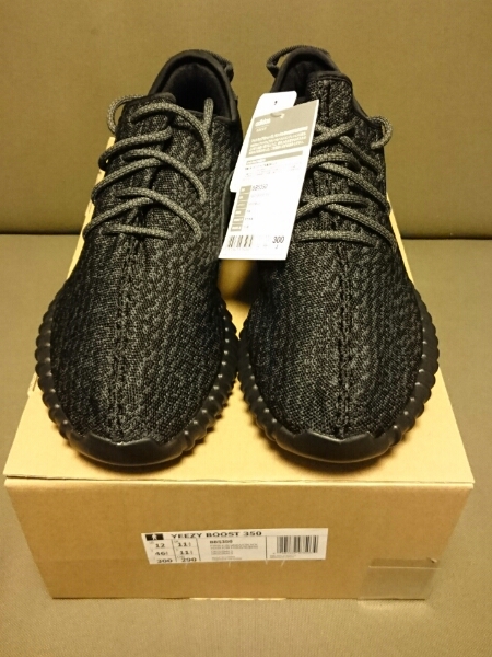 adidas YEEZY BOOST 350 BLACK US:12(30cm) 国内正規新品 Kanye