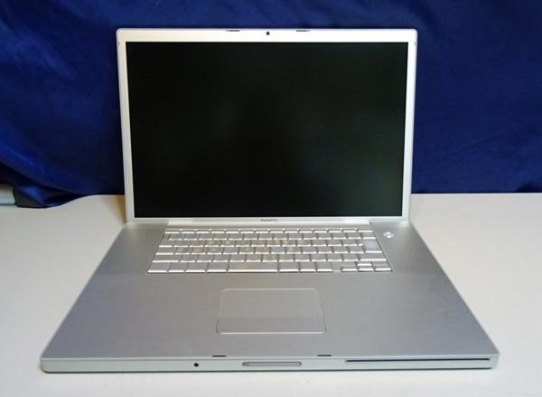★≪ジャンク品≫MacBookPro17 C2D-2.5G/1G/―- 電源x(MB166)