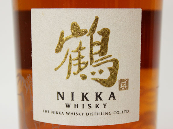 ニッカ 鶴 スリムボトル 700ml NIKKA 古酒 ウイスキー 未開栓 - スリム