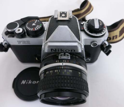 Nikon FE2 ボディ NIKKOR 35mm f/2.8レンズ付 Nikonニコン FE2 Nikkor 35mm F2.8 付き 【公式通販】