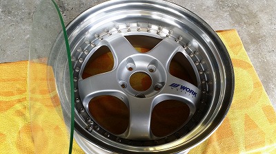 １８インチ　ＷＯＲＫ　ＭＥＩＳＴＥＲ　Ｓ１　５穴　ガラス付き