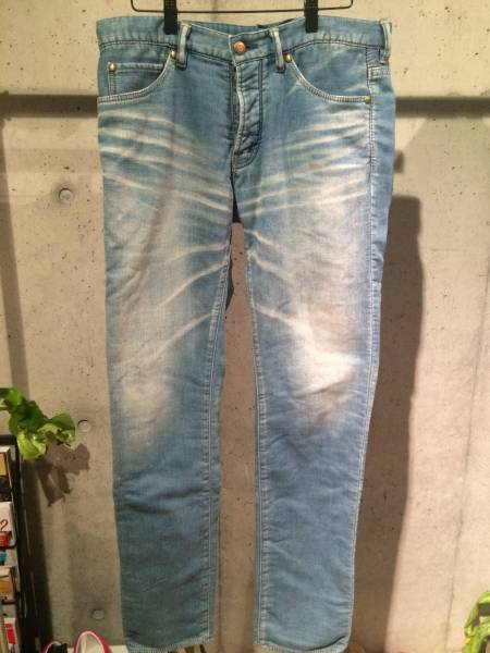 LEON掲載 1PIU1UGUALE3　 スウェットデニム　akm junashimoto