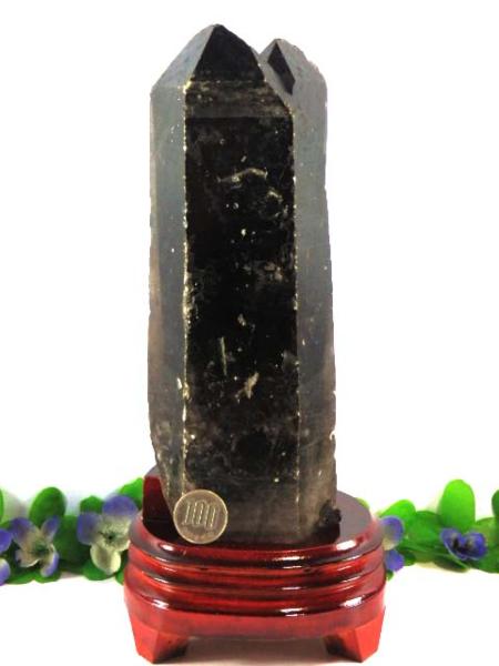 AAA級【魔除け】☆天然モリオン黒水晶原石108C3-103C05 高品質 モリオン 黒