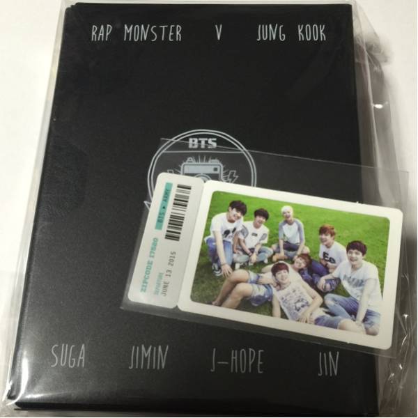 BTS 2ND muster フォトアルバム　チケットトレカ 防弾少年団☆フォトアルバム☆チケットトレカ☆2ND MUSTER 集合 BTS
