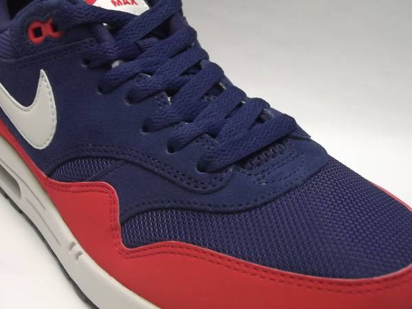 AIR MAX 1 ESSENTIAL★検，US8，エアマックス，ネイビ，紺，赤，未発売