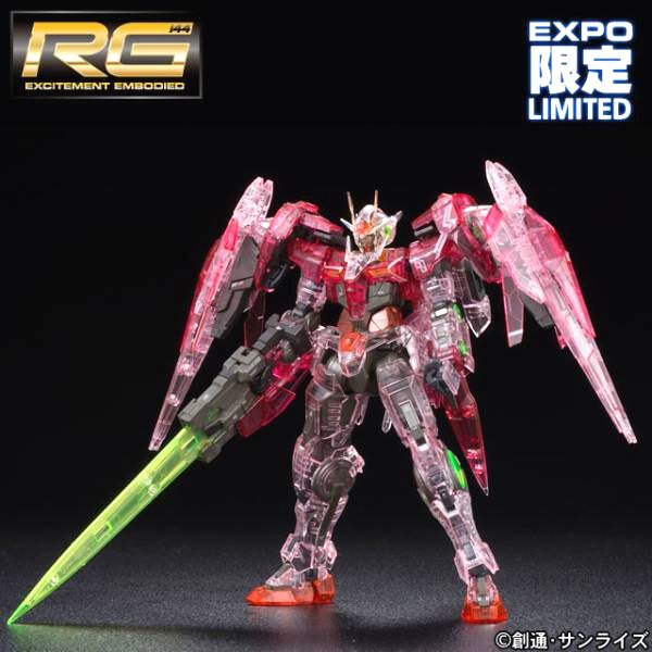 大人気，正規品 ガンプラEXPO RG 1/144 ダブルオーライザー トランザム