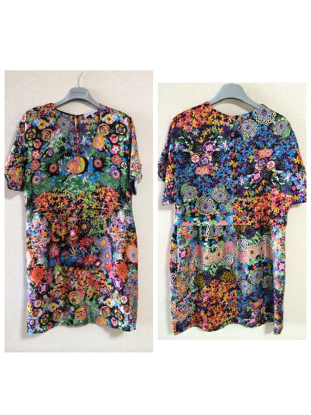 美品☆シーバイクロエchloeシルク100%ワンピースI40