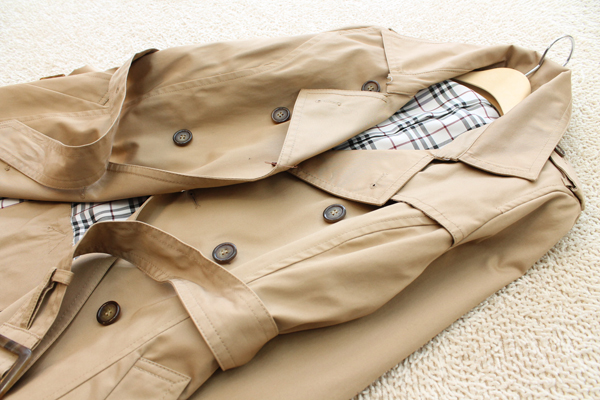 3-34　お洒落な定番人気のスプリングトレンチコート　新品　完売