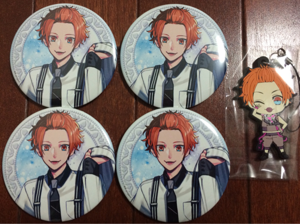 B-Project 1st 缶バッジ ラバーストラップ 不動明謙