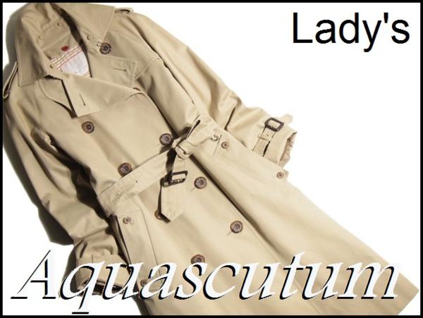 Aquascutum アクアスキュータム BLOG SNAP TRENCH トレンチコート