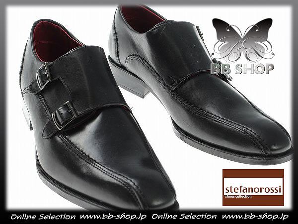 ◆4559◆ステファノロッシ 天然皮革レザービジネスシューズ24.5