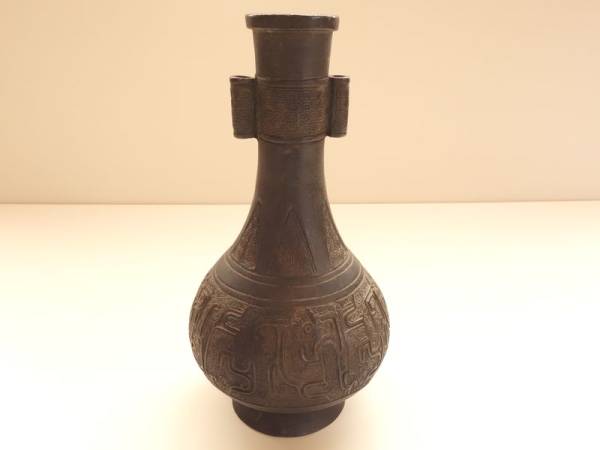 共箱 釜師 茶釜 佐藤浄清 - 茶道具 笠釜 七宝形耳付 雪輪地紋 ほぼ無傷