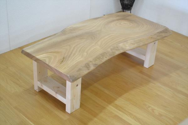 1円～■完成品■長99cm■楠(クス)一枚板テーブル■11