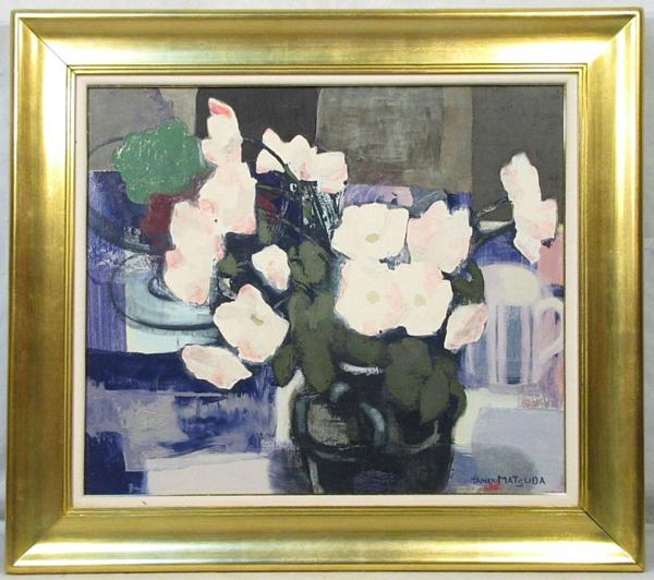 格安，低価 山口華楊 手摺木版画即決☆紅白牡丹☆日本画☆花☆最終値下げ