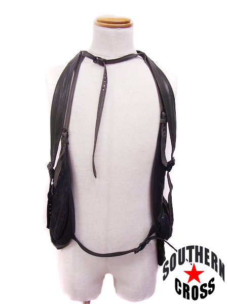 LGB/ルグランブルー【大人気】サハラベスト/レザー/ブラック