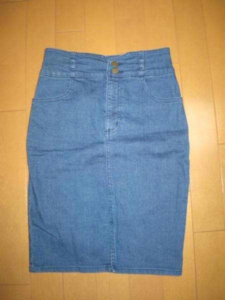 美品★アプワイザーリッシェのハイウエストタイトデニムスカート