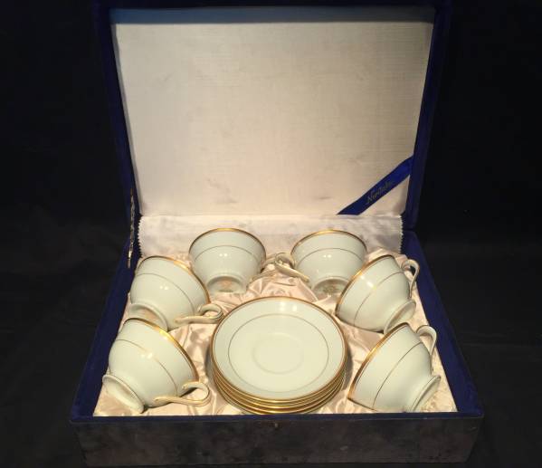 [未使用]ノリタケ/ゴールド/カップ＆ソーサー/6客セット/箱付き