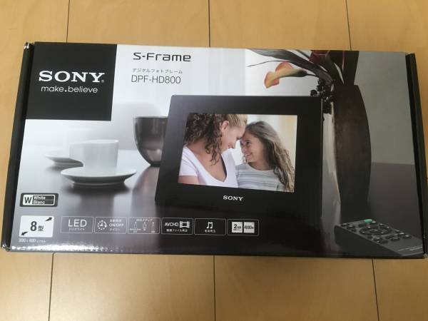SONY デジタルフォトフレーム S-Frame DPF-HD800 HD800 8.0型 内蔵