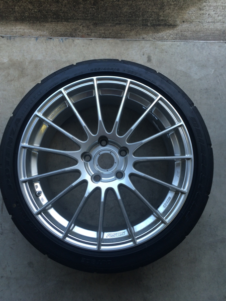 ENKEI RS05 18×7.5J POTENZA RE070 FD2 typeR純正225/40R18 4本
