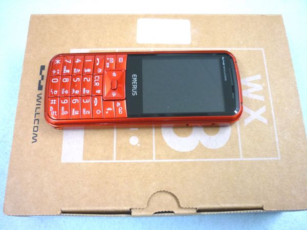 中古　WILLCOM WX03S ENERUS ウィルコム ワイモバイル 0490
