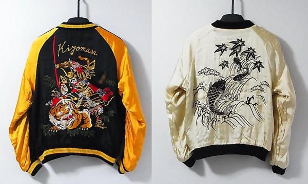 状態良 08AW CROPPED HEADS 加藤清正 虎退治×鯉 スカジャン M(Mサイズ