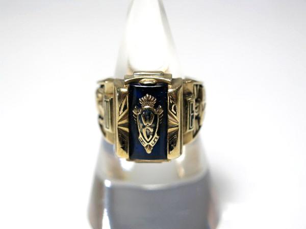 Z217　F　K10　ジャスティン　カレッジリング　サイズ16号