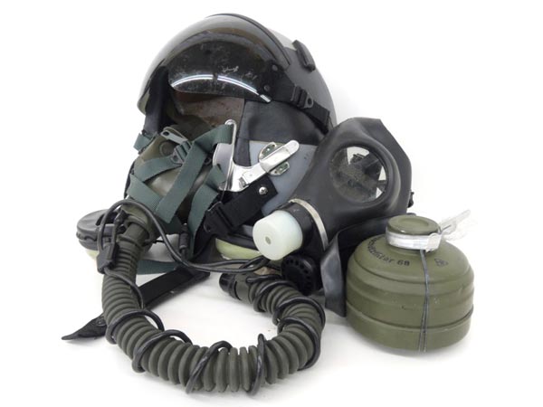 1円】戦闘機 パイロットヘルメット マスク 軍物 酸素 ジャンク