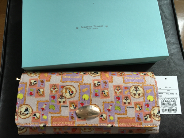 新品 サマンサタバサ★ディズニーコラボ チップとデール 長財布