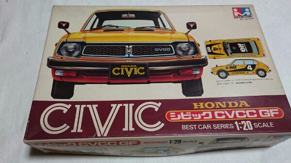 ミツワモデル1/20ホンダシビックCVCC GF 5ドア！