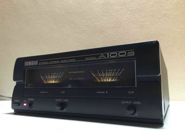 YAMAHA A100a ステレオパワーアンプ 名機 YAMAHA A100a 小型パワーアンプ 動作品 ステレオ YamahaA100a