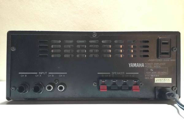 名機 YAMAHA A100a 小型パワーアンプ 動作品 ステレオ YamahaA100a