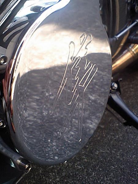 【限定!!】GSX1300R 隼 クロム ジェネレーターカバー