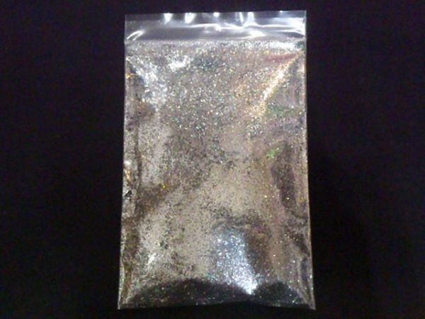 ラメ フレーク パウダー銀シルバー 0.15ｍｍ 500ｇ　自家塗装