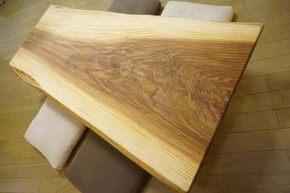 16万特価半額!!　一枚板 テーブル 無垢 ダイニング 座卓