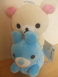 リラックマ あつめてぬいぐるみ ふうせん ブルー リラックマ