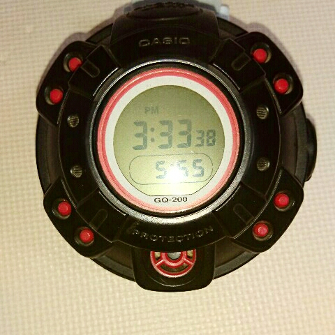 カシオ Gショック 置き時計 希少 目覚まし時計 CASIO G-SHOCK GQ-200