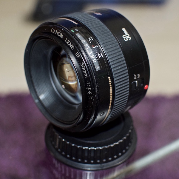 【中古】AFレンズ Canon EF50mm F1.4